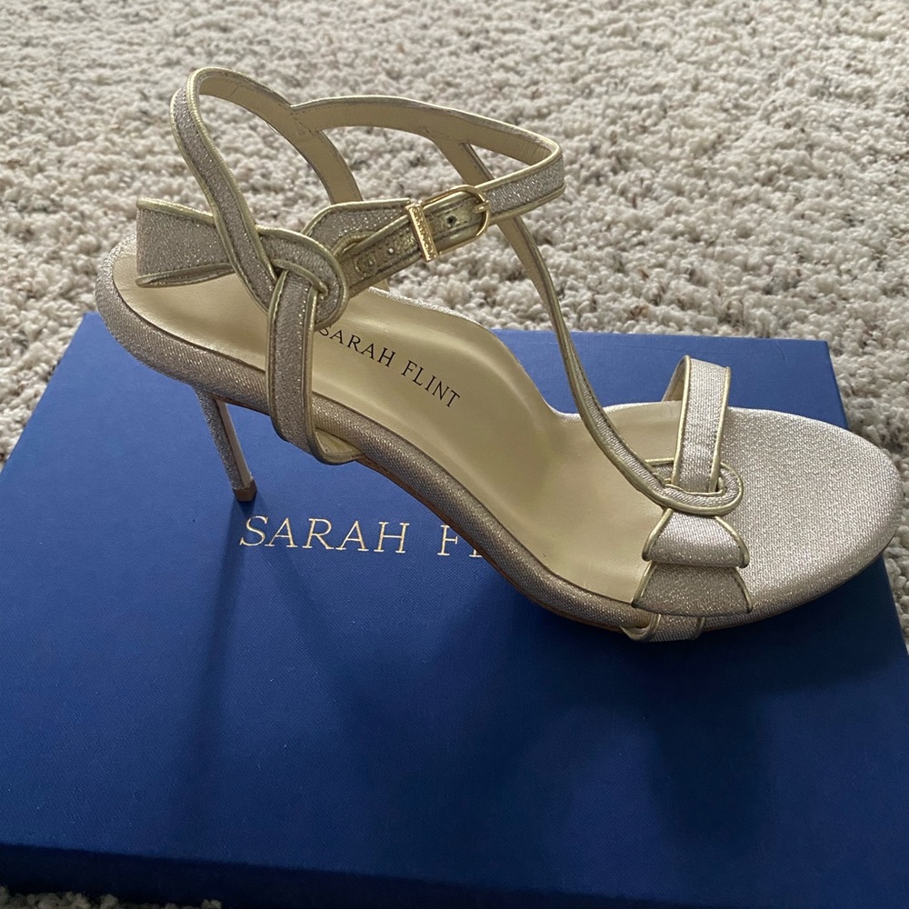 Sarah Flint Perfect Sacha 85 in Champagne Lame